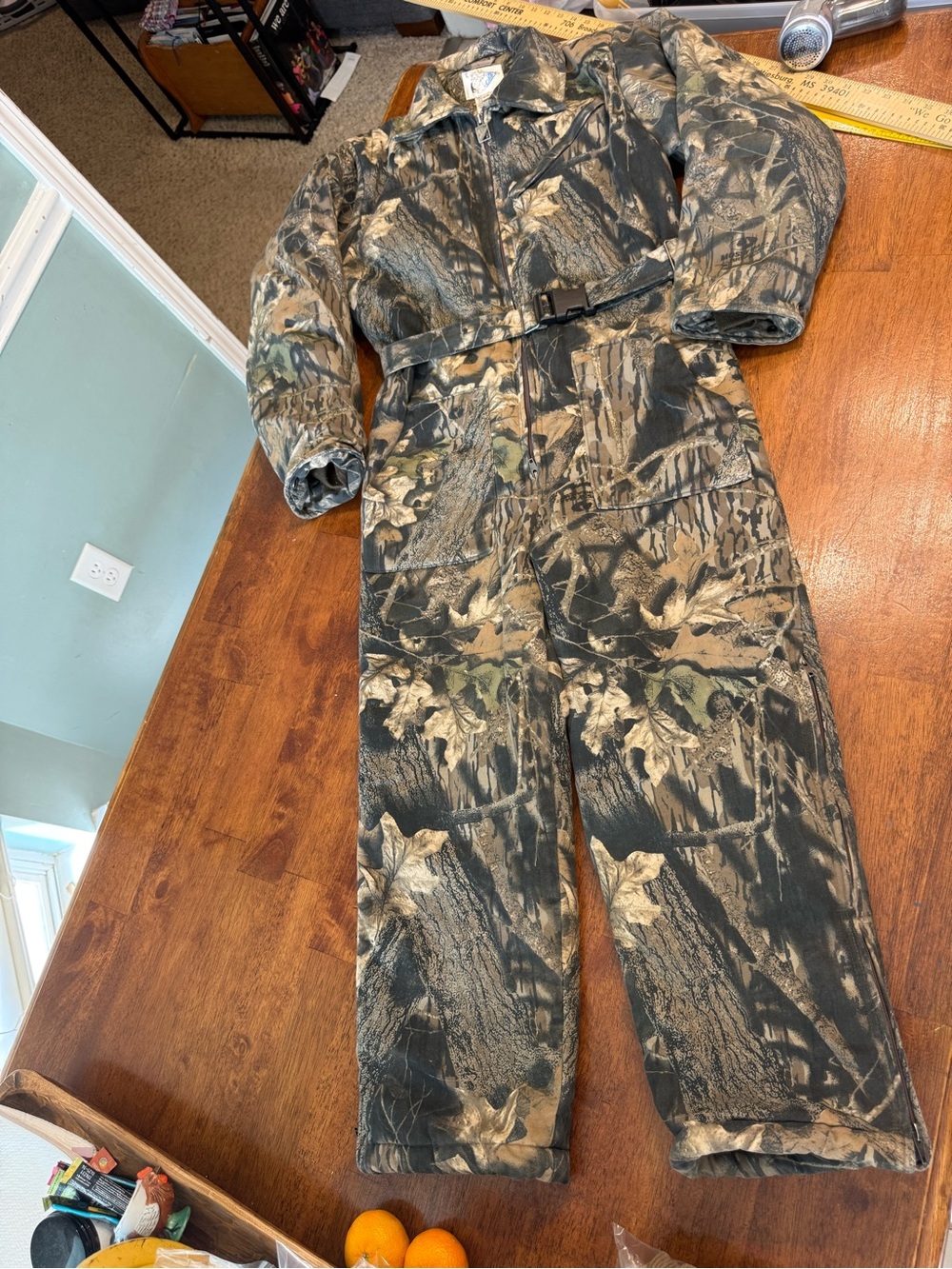 VTG Trophy Club Kids Insulated Camo Hunting Coveralls Size 16/18 XL Camoflauge